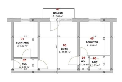 Apartament 2 camere cu balcon zona Cedonia - 8