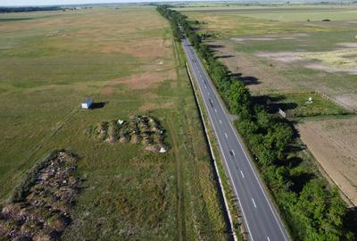 Teren 1 ha intravilan-deschidere 100 ml la DN Simand-Arad, PUZ Motel - 6