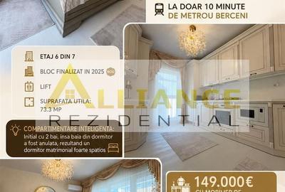 Apartament cu 3 camere decomandat, mobilat în Sud