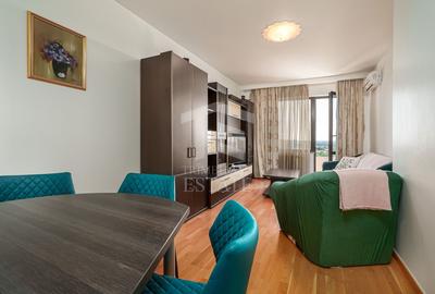 Apartament cu 2 camere semidecomandat, mobilat în Băneasa