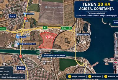 Teren Construcții intravilan de 200000 mp, în Lazu