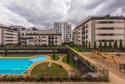 Apartament 3 camere cu vedere spre piscina, Baneasa Natura Residence - 19