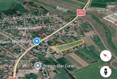 Teren Construcții intravilan de 1000 mp, în Zorleni