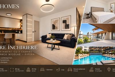 Apartament cu 2 camere, mobilat în Central
