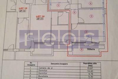VANZARE APARTAMENT 3 CAMERE 69MP PALLADY TOWERS ZONA 1 DECEMBRIE 1918 - 12