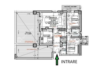 Penthouse cu 3 camere 2 bai si 2 terase zona Calea Surii Mici din Sibi - 8