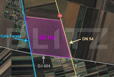 Teren Construcții extravilan de 480000 mp, în Sud