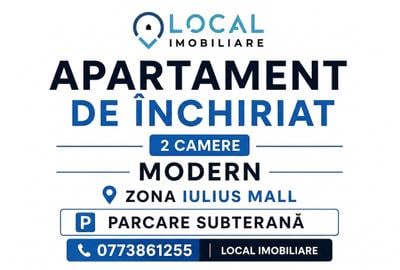 Apartament cu 2 camere semidecomandat, mobilat în Gheorgheni