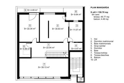Complex- proprietate deosebita- 320 mp utili- 2 nivele + o garsoniera - 7