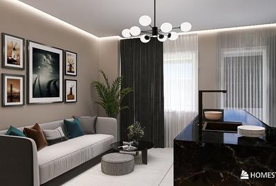 Apartament cu 2 camere semidecomandat în Est