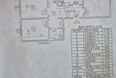 Apartament 4 camere Teiul Doamnei / Posta - 1