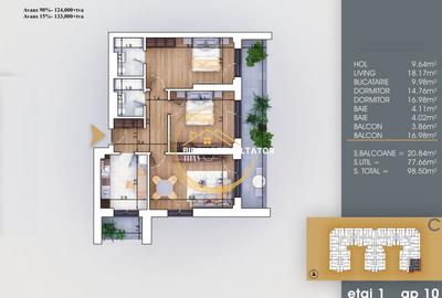 Decomandat 2 bai Metrou Teclu Ikea 8 minute Finisaje moderne Finalizat - 5