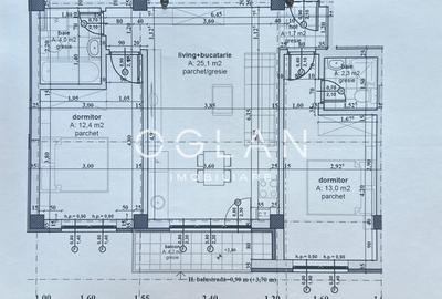 Apartament modern 3 camere, 2 bai, Etaj 2, Cartierul Arhitectilor - 14