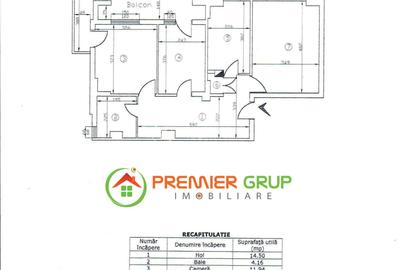 Etaj intermediar! Apartament 3 camere 76mp, Dacia - Bicaz, CT+AC, fara risc - 7