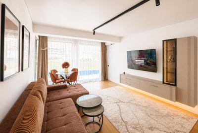 Apartament cu 2 camere semidecomandat, mobilat în Floreasca