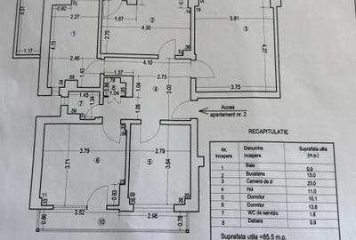 Apartament 3 camere et 1 Calea lui Traian zona Lahovari - 38