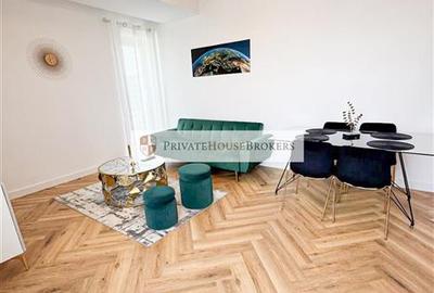 Apartament cu 2 camere semidecomandat, mobilat în Pipera