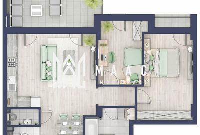 Apartament cu 3 camere nedecomandat în Turnișor