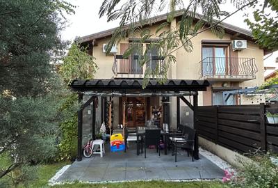 Balotesti- 4 camere - casa moderne - mobilata utilata, curte 300 mp - centrala - 4