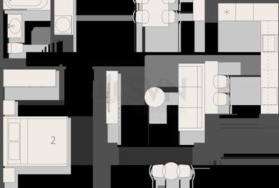 REA1029617 COMISION 0 l Apartament 2 camere l Promenada l Metrou l - 10