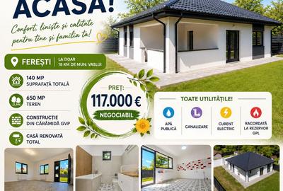 Casă individuală cu 3 camere în Ferești