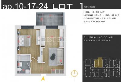 Apartament cu 2 camere semidecomandat în Theodor Pallady