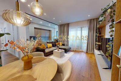 Apartament cu 3 camere decomandat, mobilat în Pipera