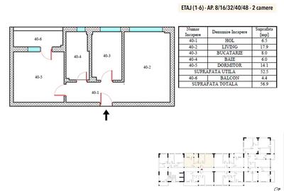 Apartament 2 Camere 56,90 mp | Berceni-Metalurgiei | Comision 0% - 10