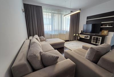 Apartament cu 3 camere semidecomandat, mobilat în Herăstrău