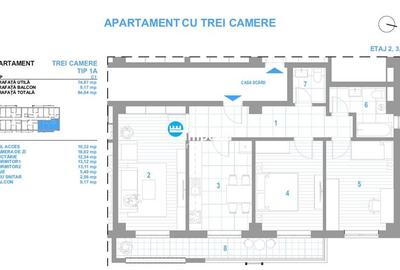 Direct Dezvoltator! Ap 3 cam, finalizat si intabulat! Bucium - 14