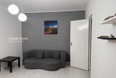Apartament cu 2 camere semidecomandat, mobilat în Grivița
