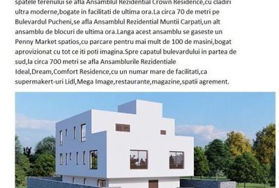 Teren Construcții intravilan de 428 mp, în Rahova