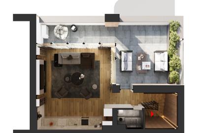 Duplex  cu terasa | Tip 1 | HILS Sunrise | Ansamblu cu Pre-certificare GREEN - 5