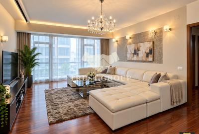 Apartament cu 4 camere semidecomandat, mobilat în Nordului