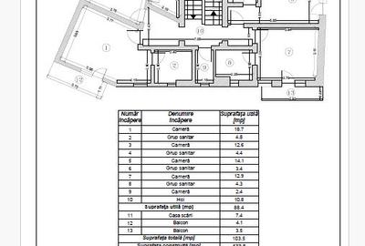 Vitan Mall- imobil nou SC 573mp, 11 camere cu baie proprie/clinica/Airbnb - 10