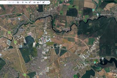 PARTICULAR - 1.075 mp. teren in Ganeasa, langa vile, balta si padure - 5