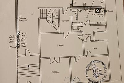 Apartament cu 3 camere semidecomandat în Gara de Nord