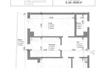 Apartament 2 camere decomandat, 76 mp, bucatarie 12 mp, Galata in oras - 3