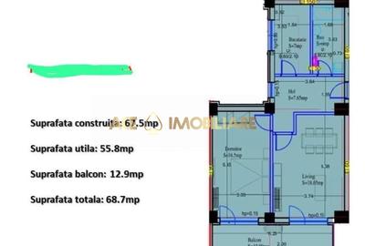 2 Camere de inchiriat | Baneasa | Centrala | Parcare - 14