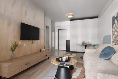 Garsoniera 40 mp | Posibilitate studio cu dormitor separat | Bloc 2026 - 1