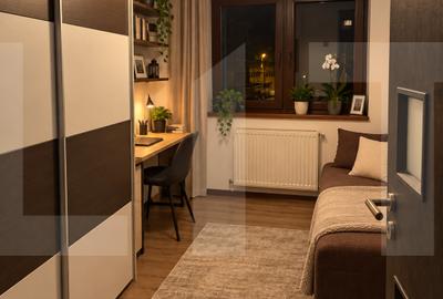 Apartament cu 3 camere decomandat, mobilat în Central