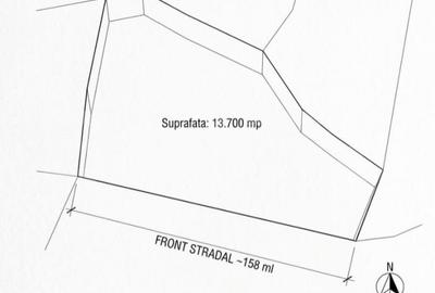 Teren agricol extravilan de 13700 mp, în Periferie