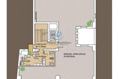 Spatiu comercial de vanzare pentru birouri, PIATA VICTORIEI 335 mp - 2