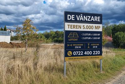 Teren Construcții intravilan de 1500 mp, în Bolintin-Deal