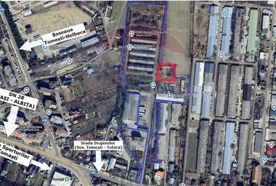 Teren industrial de vânzare, 987mp Tomești - Iași - Str. Stupinelor - 4