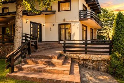 Vila 7 camere,250 mp,semineu,terase,800 mp teren,rezidential/ turistic,Predelut, - 4