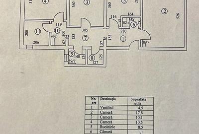 Apartament cu 3 camere decomandat în Dristor