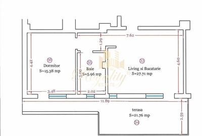 Apartament 2 camere, terasa 21 mp, parcare subterana - Zona Aradului - 7