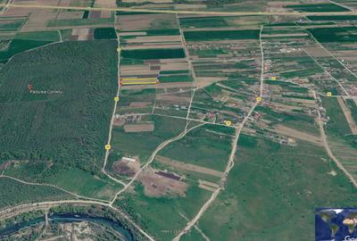 Teren intravilan, 4700 mp, dublu front stradal, la marginea Pădurii Cornetu - 6