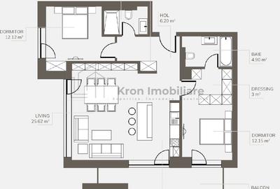 Apartament 3 camere - 2